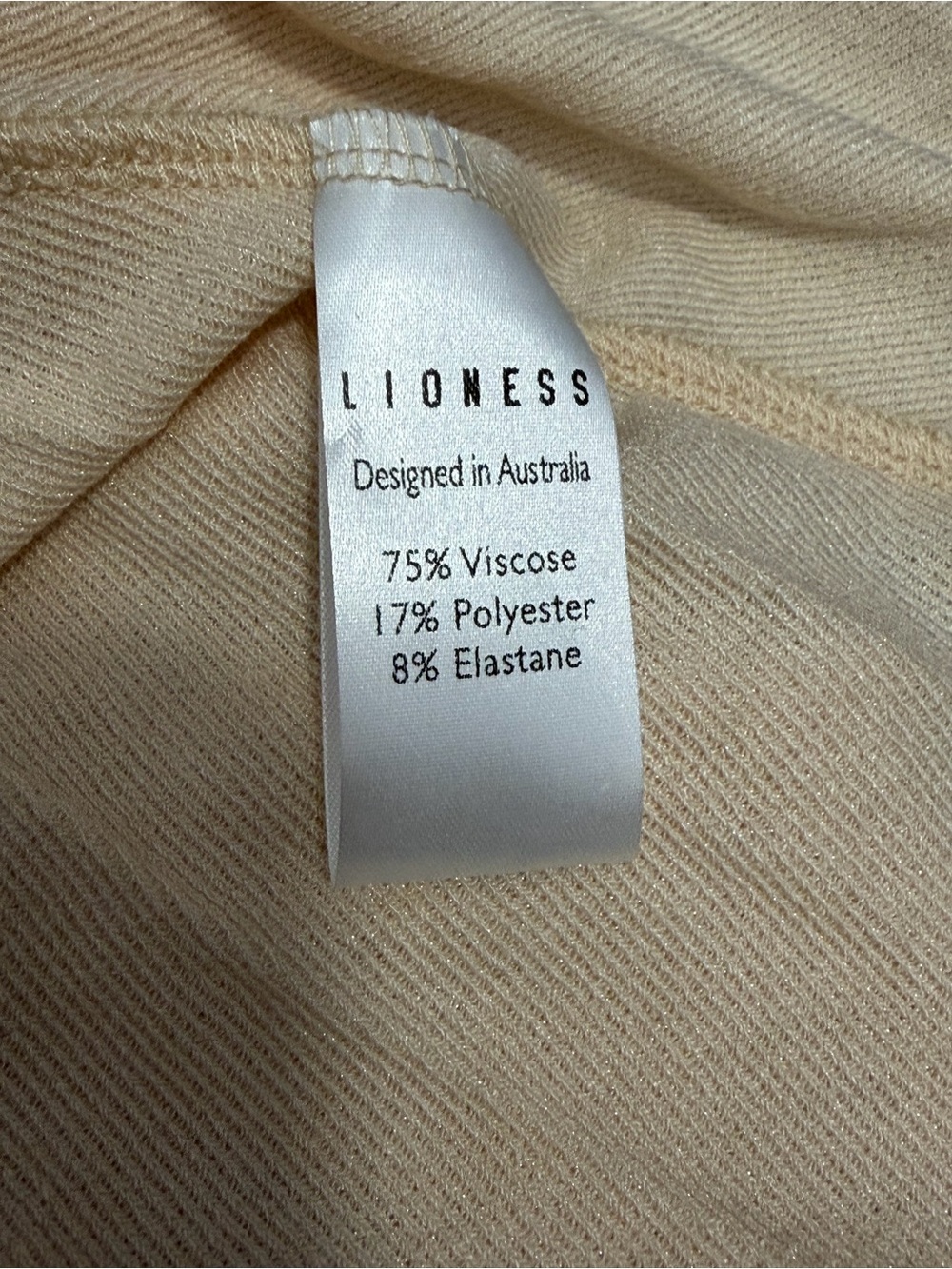 Lioness x REVOLVE Field of Dreams Cream off-the-shoulder maxi dress Small - Picture 13 of 14